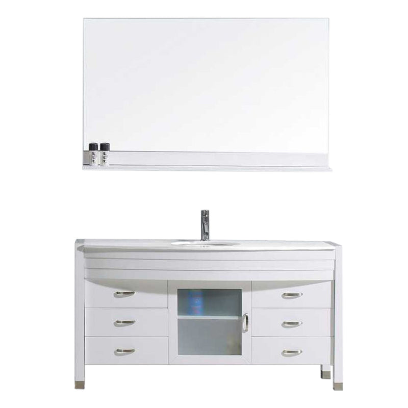 Virtu USA Ava 55" Single Bathroom Vanity