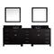 Virtu USA Caroline Parkway 93" Double Bathroom Vanity