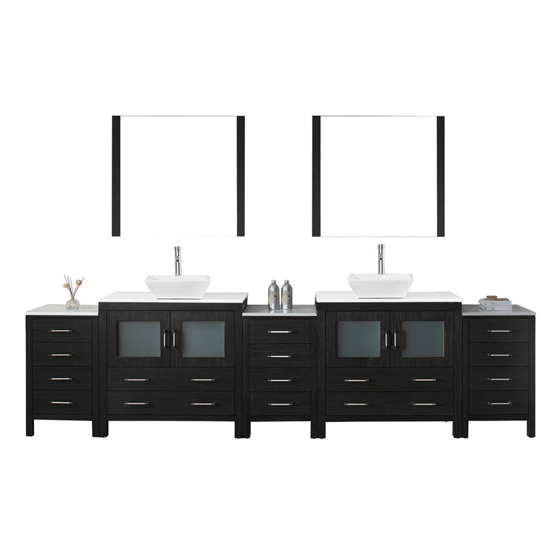 Virtu USA Dior 118" Double Bathroom Vanity