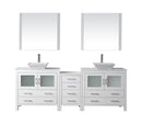 Virtu USA Dior 90" Double Bathroom Vanity