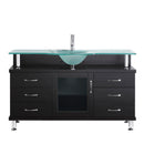 Virtu USA Vincente 55" Single Bathroom Vanity