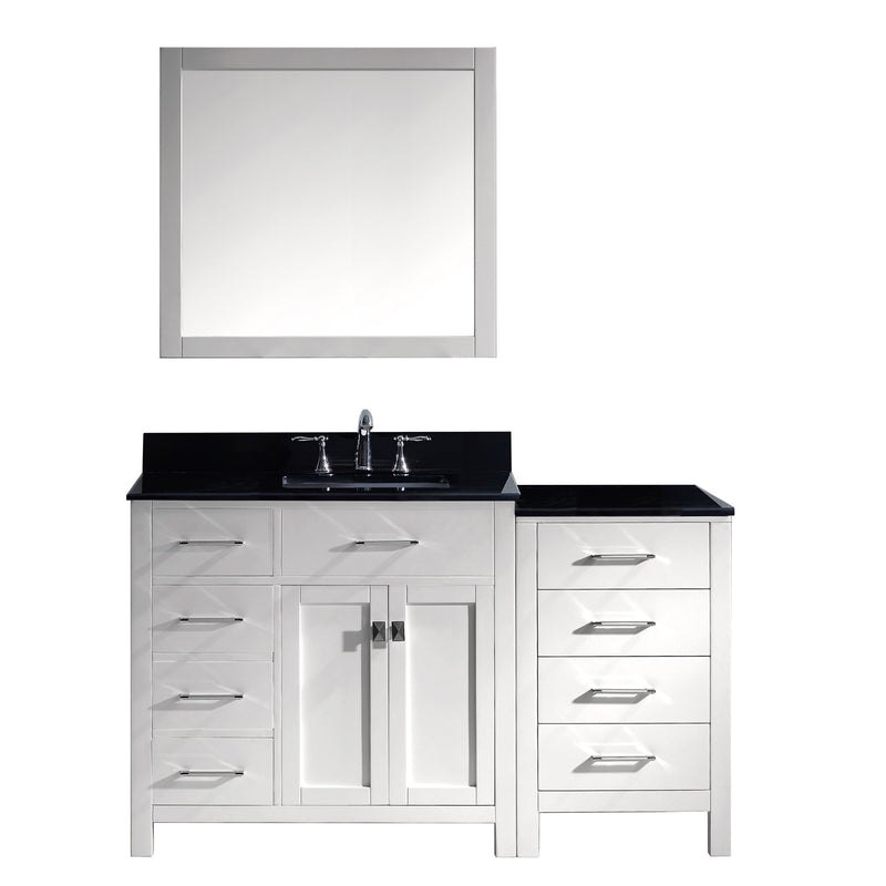 Virtu USA Caroline Parkway 57" Single Bathroom Vanity