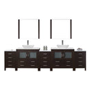 Virtu USA Dior 118" Double Bathroom Vanity