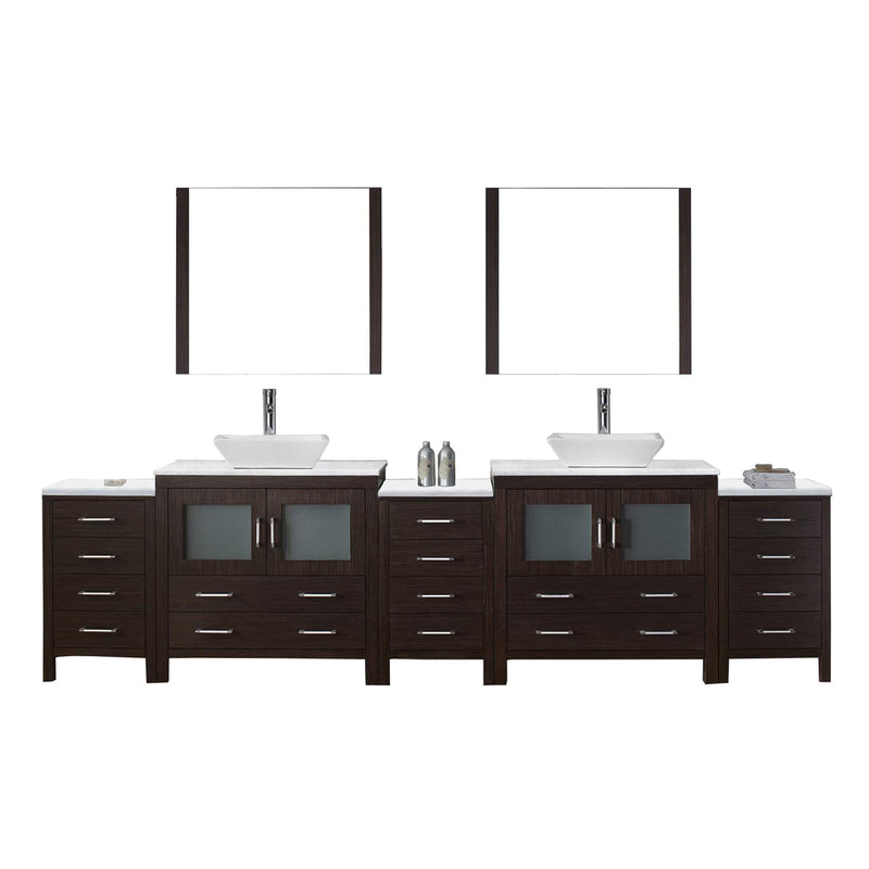 Virtu USA Dior 118" Double Bathroom Vanity