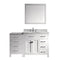 Virtu USA Caroline Parkway 57" Single Bathroom Vanity