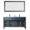 Virtu USA Ava 63" Double Bathroom Vanity