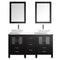 Virtu USA Bradford 60" Double Bathroom Vanity