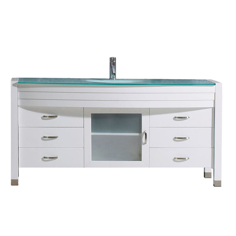 Virtu USA Ava 61" Single Bathroom Vanity