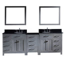 Virtu USA Caroline Parkway 93" Double Bathroom Vanity