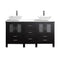 Virtu USA Bradford 60" Double Bathroom Vanity