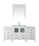 Virtu USA Dior 66" Single Bathroom Vanity