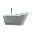 Virtu USA Serenity 67" x 32" Free Standing Soaking Bathtub