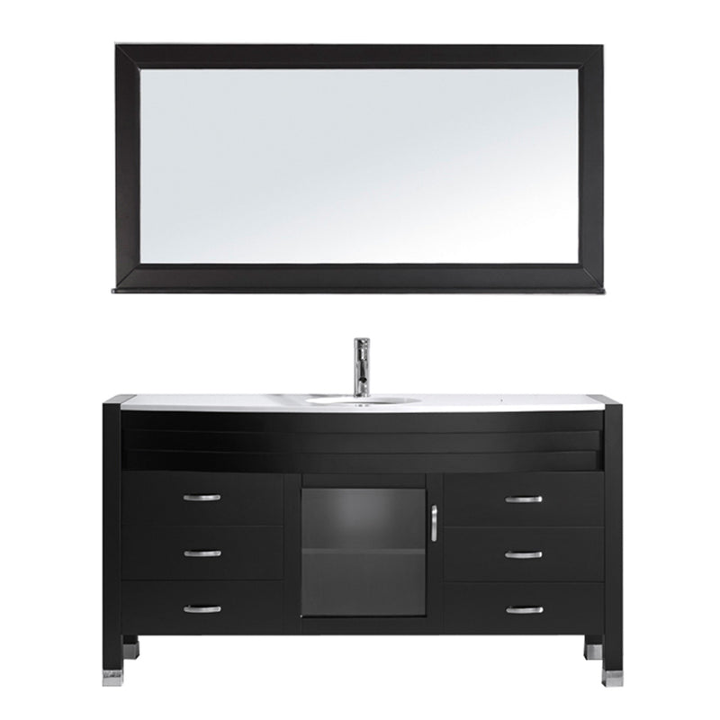 Virtu USA Ava 61" Single Bathroom Vanity