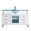 Virtu USA Vincente 55" Single Bathroom Vanity