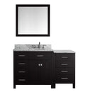 Virtu USA Caroline Parkway 57" Single Bathroom Vanity