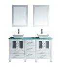 Virtu USA Bradford 60" Double Bathroom Vanity