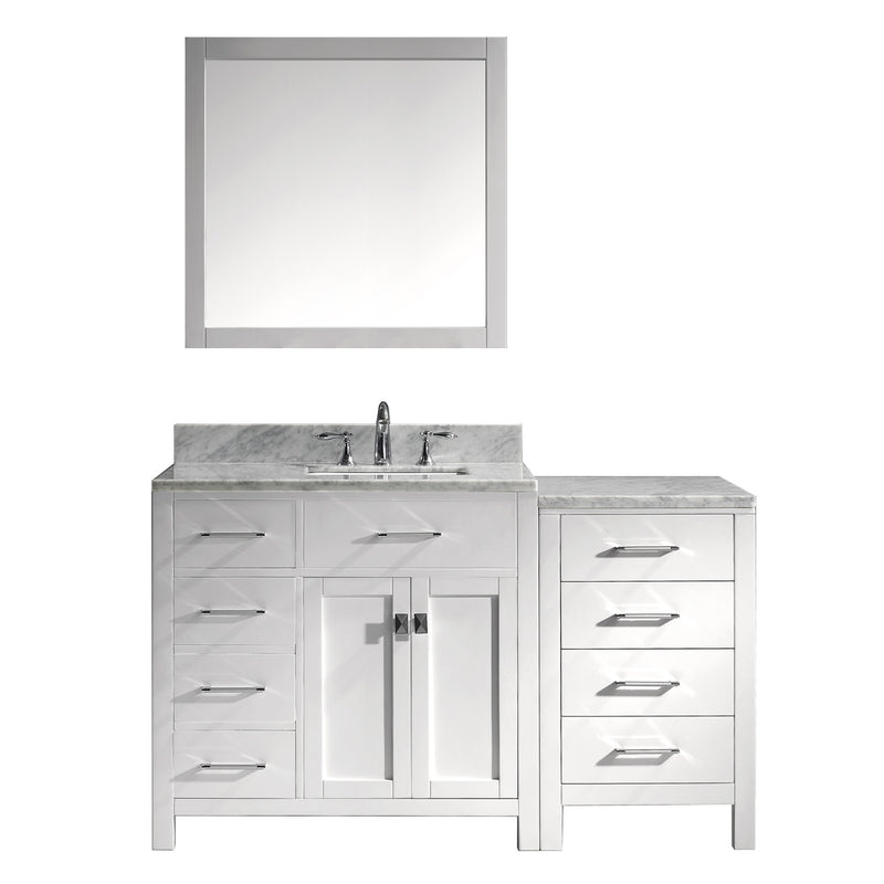 Virtu USA Caroline Parkway 57" Single Bathroom Vanity