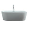 Virtu USA Serenity 67" x 32" Free Standing Soaking Bathtub