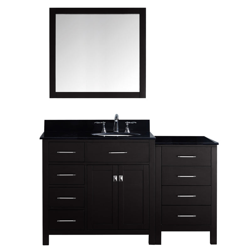 Virtu USA Caroline Parkway 57" Single Bathroom Vanity