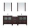 Virtu USA Dior 82" Double Bathroom Vanity