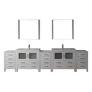 Virtu USA Dior 118" Double Bathroom Vanity