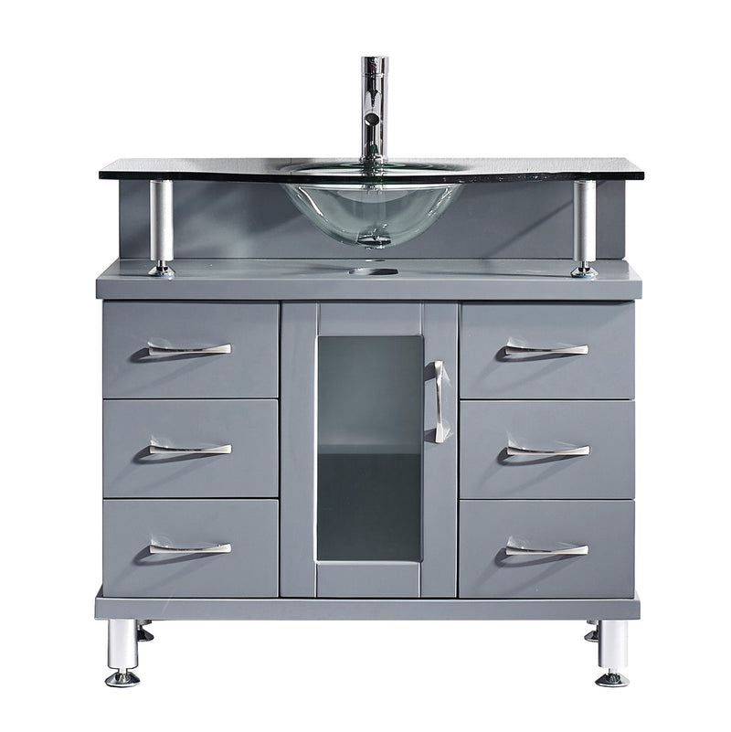 Virtu USA Vincente 36" Single Bathroom Vanity