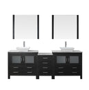 Virtu USA Dior 90" Double Bathroom Vanity