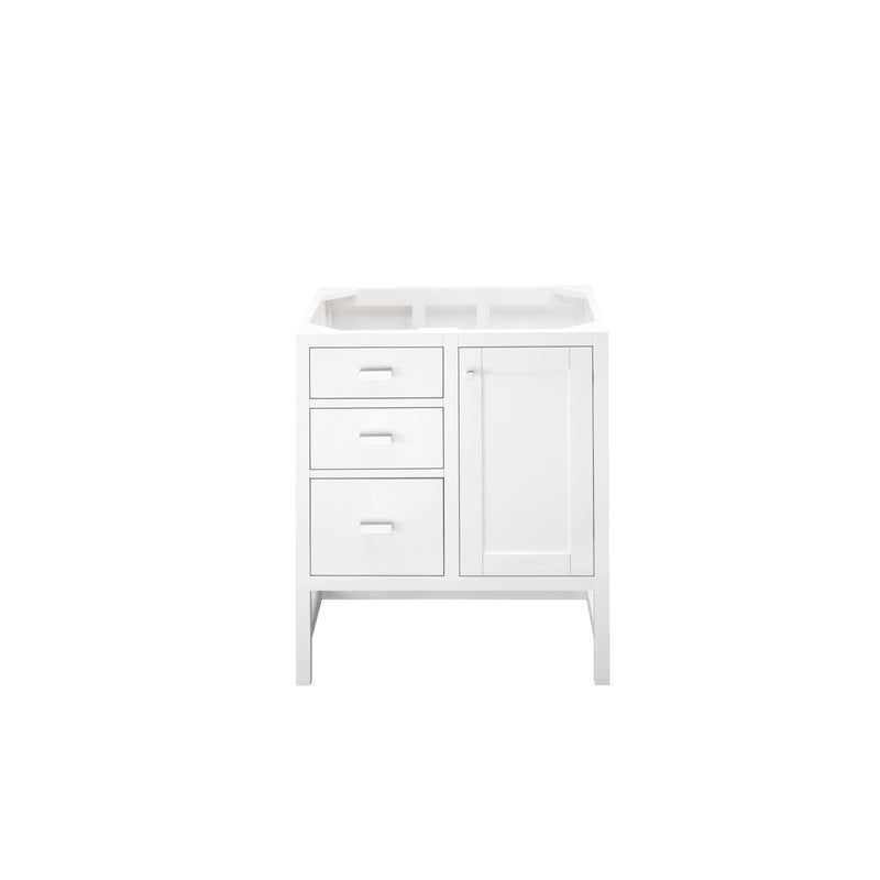 James Martin Addison 30" Single Vanity Cabinet Glossy White E444-V30-GW