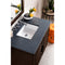 James Martin Portland 36" Single Vanity Burnished Mahogany with 3 cm Charcoal Soapstone Quartz Top 620-V36-BNM-3CSP