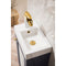 James Martin Chianti 16" Single Vanity Cabinet Mineral Gray with White Glossy Resin Countertop E303-V16-MG-WG