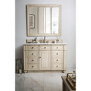 James Martin Bristol 48" Single Vanity Vintage Vanilla with 3 cm Arctic Fall Solid Surface Top 157-V48-VV-3AF