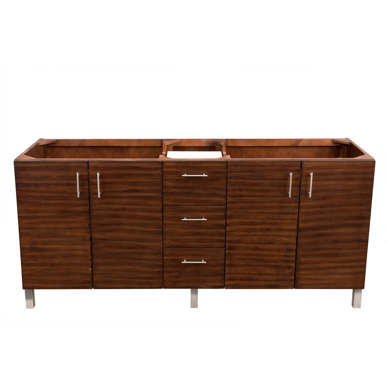 James Martin Metropolitan 72" Double Vanity American Walnut 850-V72-AWT