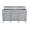 James Martin Brittany 60" Double Cabinet Urban Gray 650-V60D-UGR