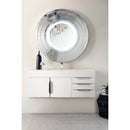 James Martin Mercer Island 48" Single Vanity Glossy White with Glossy White Composite Top 389-V48-GW-A-GW