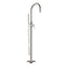 Cambridge Plumbing Modern Freestanding Tub Filler Faucet, Shower Wand BN