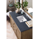 James Martin Chicago 48" Single Vanity Whitewashed Walnut with 3 cm Charcoal Soapstone Quartz Top 305-V48-WWW-3CSP