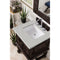 James Martin Balmoral 26" Single Vanity Cabinet Antique Walnut with 3 cm Eternal Serena Quartz Top 150-V26-ANW-3ESR