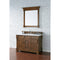 James Martin Brookfield 48" Country Oak Single Vanity with 3 cm Classic White Quartz Top 147-114-5276-3CLW