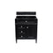 James Martin Brittany 30" Single Vanity Black Onyx 650-V30-BKO