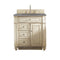 James Martin Bristol 30" Single Vanity Vintage Vanilla with 3 cm Grey Expo Quartz Top 157-V30-VV-3GEX