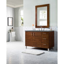 James Martin Metropolitan 48" Single Vanity American Walnut with 3 cm Cala Blue Quartz Top 850-V48-AWT-3CBL