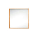 James Martin Milan 35.4" Square Cube Mirror Natural Ash 803-M35.4-NTA