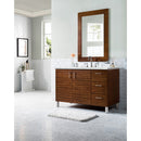 James Martin Metropolitan 48" Single Vanity American Walnut with 3 cm Ethereal Noctis Quartz Top 850-V48-AWT-3ENC