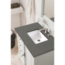 James Martin Providence 36" Single Vanity Cabinet Bright White with 3 cm Gray Expo Quartz Top 238-105-V36-BW-3GEX