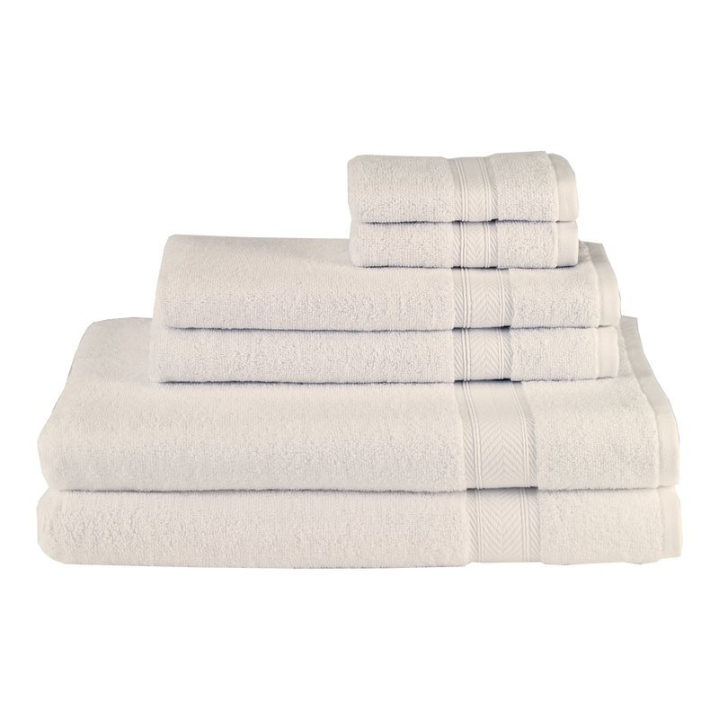 Avanti Towels 6 Piece Vanilla Solid Towel Set Avanti Splendor 6 Piece Towel Set 060756 VAN