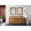 James Martin Bristol 72" Double Vanity Saddle Brown with 3 cm Eternal Marfil Quartz Top 157-V72-SBR-3EMR