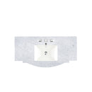 James Martin 46" Single 3 cm Top Carrara White with Sink 090-S46R-CAR-SNK