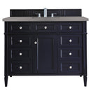 James Martin Brittany 48" Victory Blue Single Vanity with 3 cm Grey Expo Quartz Top 650-V48-VBL-3GEX