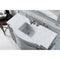 James Martin Brittany 46" Single Vanity Urban Gray with 3 cm Carrara Marble Top 650-V46R-UGR-CAR