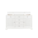 James Martin Savannah 60" Single Vanity Cabinet Bright White 238-104-V60S-BW